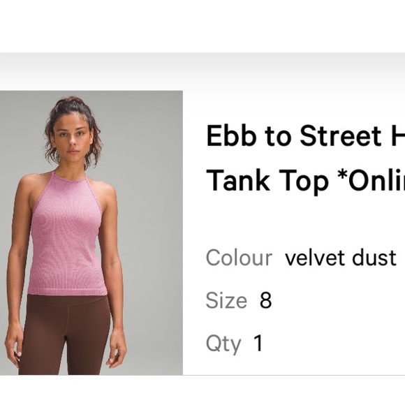 Lululemon Ebb to Street High-Neck Tank Top *Online Only - Picture 8 of 8